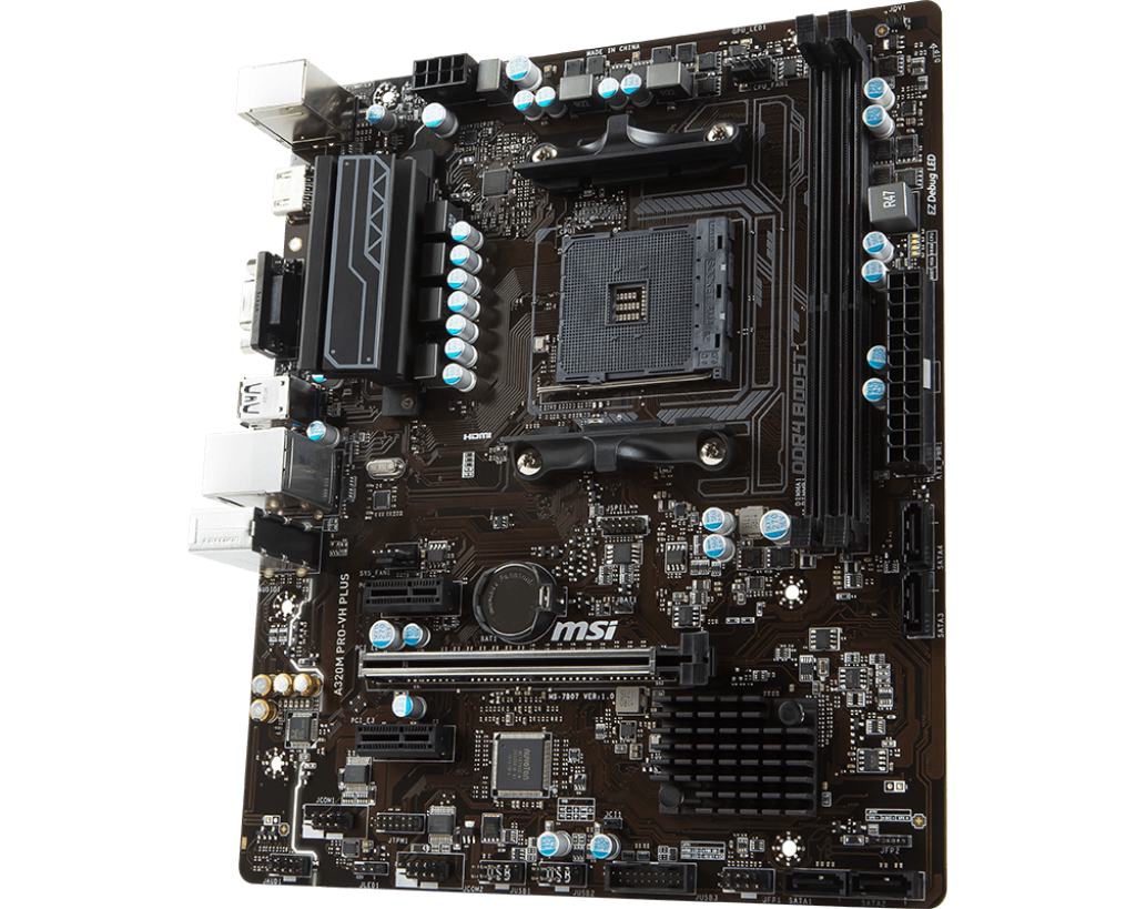 MSI A320M Pro VH Plus Motherboard Specifications On MotherboardDB